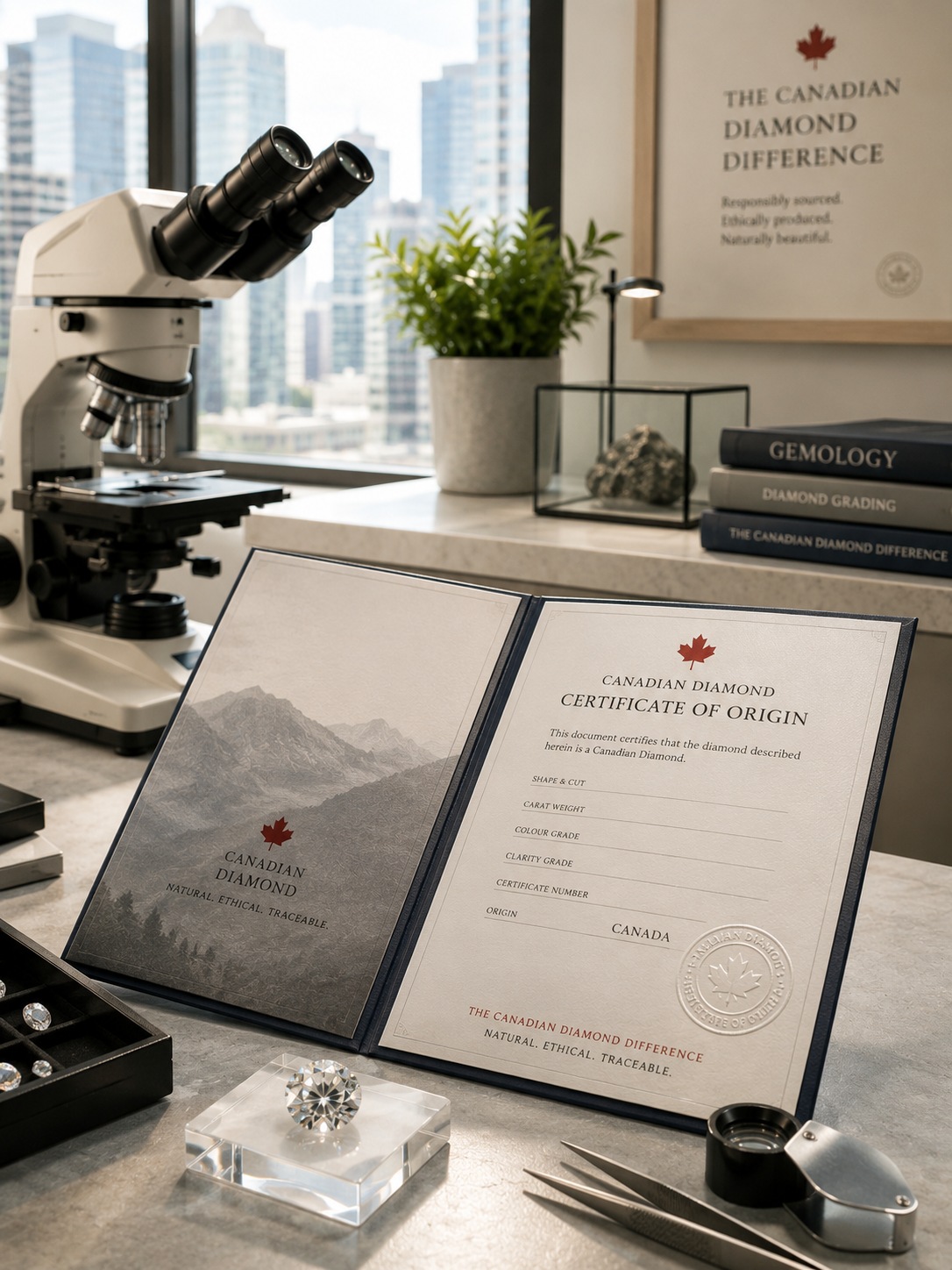 Certified diamond