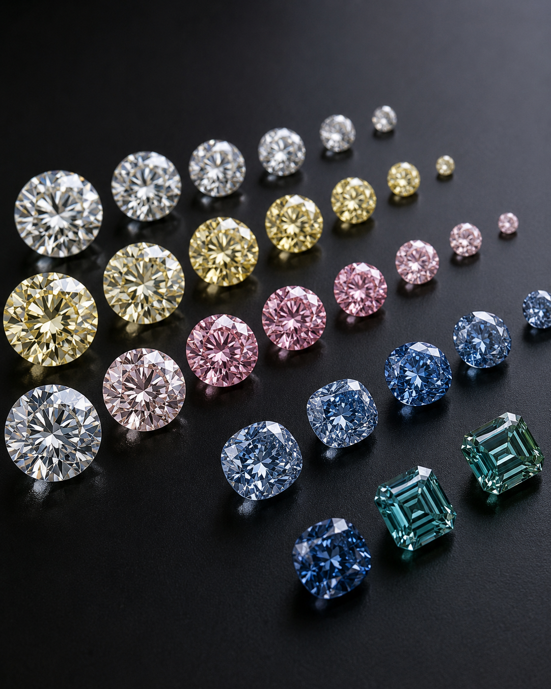 Colorless diamond