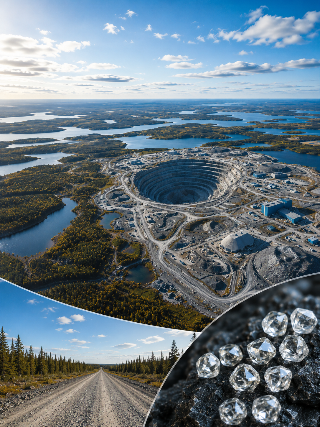 Renard mine area