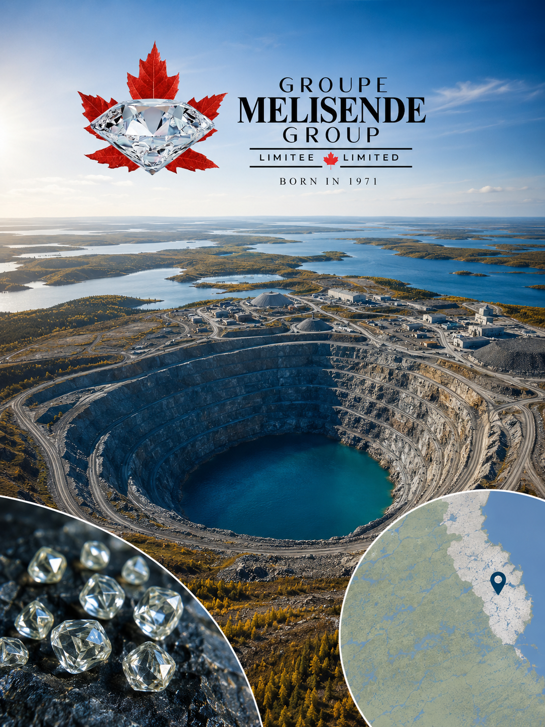 Open pit mine